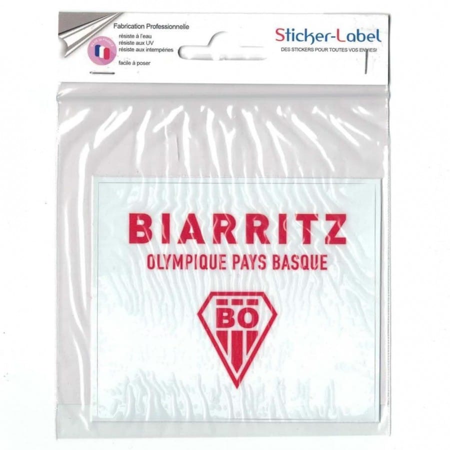 Stickers Bopb Biarritz Olympique 10 cm x 9 cm