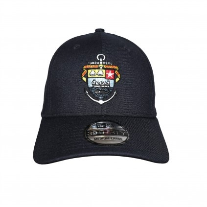 Casquette New Era 39Thirty Bleu Marine Blason Ville