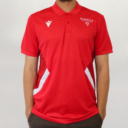 POLO ENTRAINEMENT ROUGE - 24 25 - ENFANT - MACRON