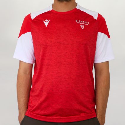 T-SHIRT ENTRAINEMENT MANCHES COURTES ROUGE - 24 25 - ENFANT - MACRON