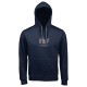 Sweat capuche DENIM CHINE Baleine Biarritz Olympique Pays Basque